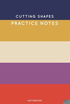 Paperback Cutting shapes Practice Notes: Cute Stripped Autumn Themed Dancing Notebook for Serious Dance Lovers - 6"x9" 100 Pages Journal Book