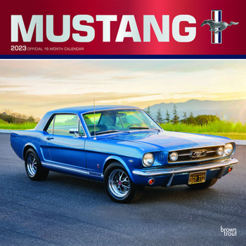 Calendar Mustang 2023 Square Foil Book