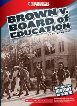 Hardcover Brown V. Board of Education (Cornerstones of Freedom: Third Series) (Library Edition) Book