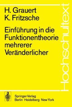 Paperback Einführung in Die Funktionentheorie Mehrerer Veränderlicher [German] Book