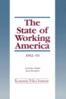 Paperback The State of Working America: 1992-93 Book