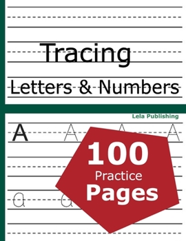 Paperback Tracing Letters & Numbers: Practice line tracing, pen control to trace and write ABC Letters and Shapes (Big Letter Tracing for Preschoolers) Book
