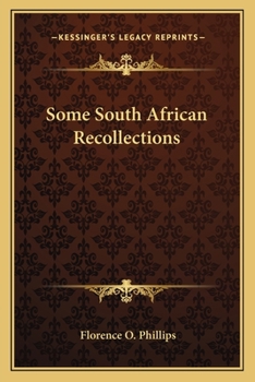 Paperback Some South African Recollections Book