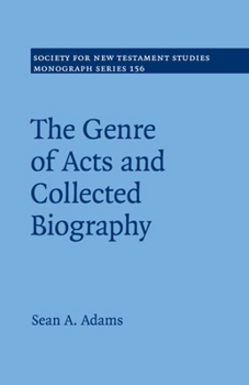 Paperback The Genre of Acts and Collected Biography Book