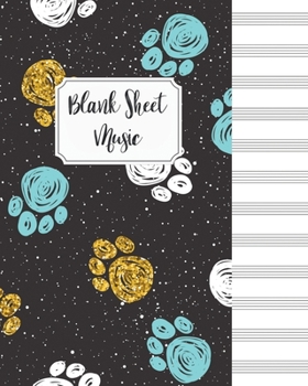 Blank Sheet Music Composition Manuscript Staff Paper Art Music Christmas Notebook Birthday Gift: Sheet Music Notebook / Journal Gift, 100 Pages, 8x10, Soft Cover, Matte Finish