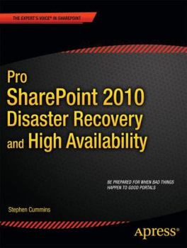 Paperback Pro SharePoint 2010 Disaster Recovery and High Availability Book