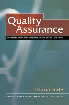 Paperback Quality Assurance: For Nurses and Other Members of the Health Care Team Book