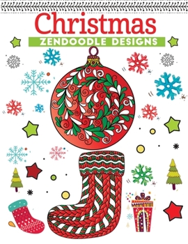 Paperback christmas zendoodle designs: An Adult Coloring Book Featuring Easy, Stress Relieving & beautiful Winter snowflakes Designs To Draw (Coloring Book f Book