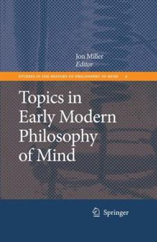 Paperback Topics in Early Modern Philosophy of Mind Book