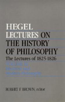 Lectures on the History of Philosophy; Volume 3