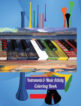 Paperback Instruments & Music Activity: Coloring Book