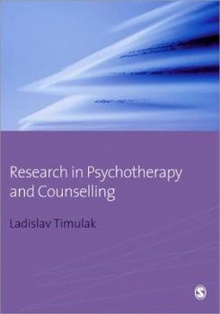 Paperback Research in Psychotherapy and Counselling Book