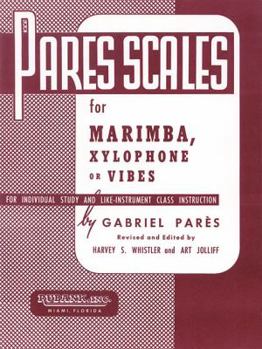 Paperback Pares Scales: Marimba, Xylophone or Vibes Book