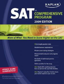 Paperback Kaplan SAT 2009 Comprehensive Program Book