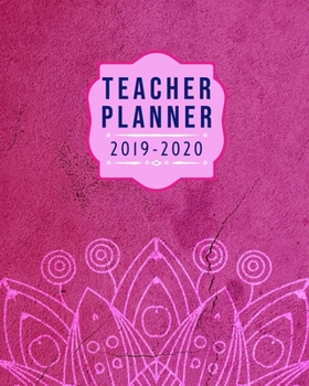Paperback 2019-2020 Teacher Lesson Planner: 11 Months Teacher Planner, 8x10 inch Book