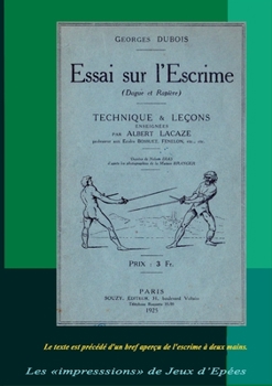 Essai sur l'Escrime (Dague et Rapière)