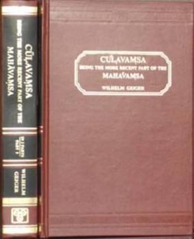 Hardcover Culavamsa, Being the More Recent Part of Mahavamsa, 2 Volume Set Book
