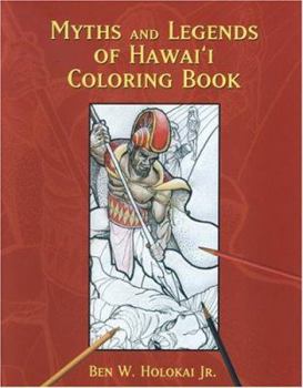 Paperback Myths and Legends of Hawai'i Coloring Book