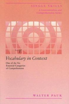 Paperback Vocabulary in Context: Level E Book