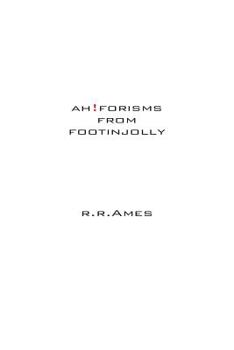 Paperback ah!forisms from foot in jolly Book