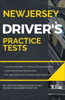 Paperback New Jersey Driver's Practice Tests Book