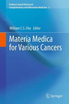 Paperback Materia Medica for Various Cancers Book