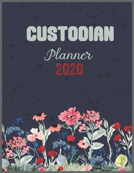 Paperback CUSTODIAN Planner 2020: Daily Weekly Planner with Monthly quick-view/over view with 2020 calendar Book