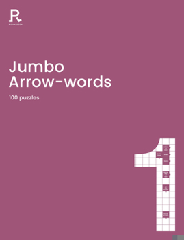 Paperback Jumbo Arrowwords Book 1: An Arrow Words Book for Adults Containing 100 Large Puzzles Book