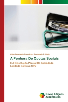 Paperback A Penhora De Quotas Sociais [Portuguese] Book