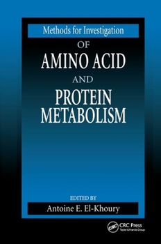 Paperback Methods for Investigation of Amino Acid and Protein Metabolism Book