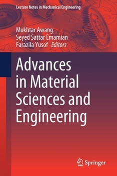 Paperback Advances in Material Sciences and Engineering Book