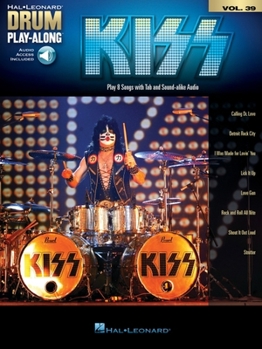 Paperback Kiss - Drum Play-Along Vol. 39 Book/Online Audio Book