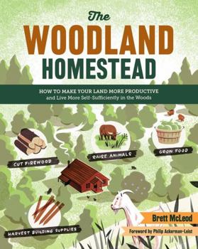 Paperback The Woodland Homestead: How to Make Your Land More Productive and Live More Self-Sufficiently in the Woods Book