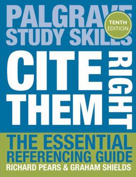 Paperback Cite Them Right: The Essential Referencing Guide Book