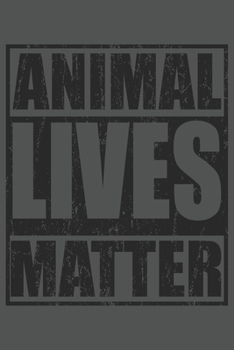 Animal Lives Matter: Vegan Leben Tierschutz Geschenk Für Veganer Und Vegetarier Go Vegan Dina5 Liniert Notizbuch Tagebuch Planer Notizblock Kladde Journal Malheft Strazze