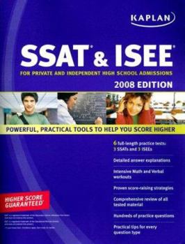 Paperback Kaplan SSAT & ISEE 2008 Edition Book