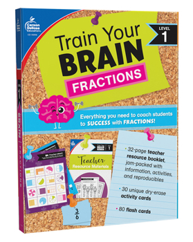 Misc. Train Your Brain: Fractions Level 1 Book