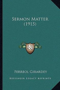 Sermon Matter