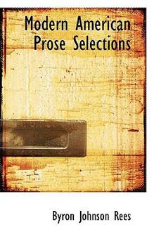 Modern American Prose Selections