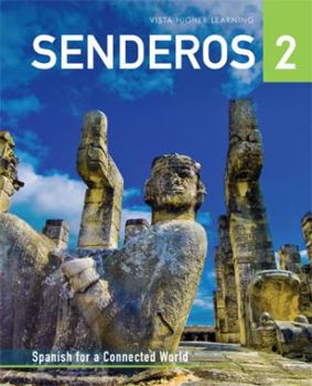Hardcover Senderos level 2 2018 Textbook & PRIME code Book