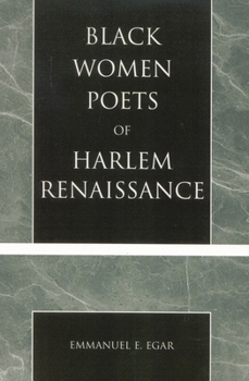 Paperback Black Women Poets of Harlem Renaissance Book