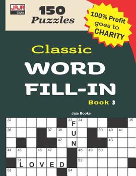 Paperback Classic WORD FILL-IN Book 3 [Large Print] Book