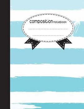 Paperback Composition Notebook, 8.5 x 11, 110 pages: White Sky blue color: (Notebooks) Book