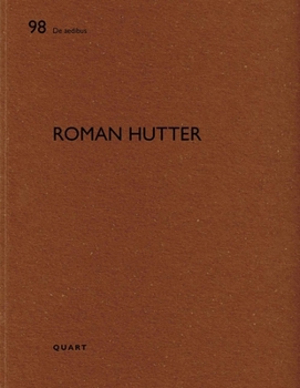 Paperback Roman Hutter: de Aedibus 98 [German] Book