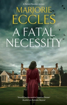 Hardcover A Fatal Necessity [Large Print] Book