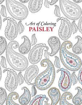 Paperback Art of Coloring Paisley Book