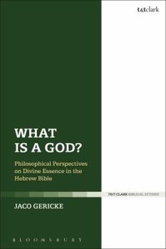 Paperback What Is a God?: Philosophical Perspectives on Divine Essence in the Hebrew Bible Book