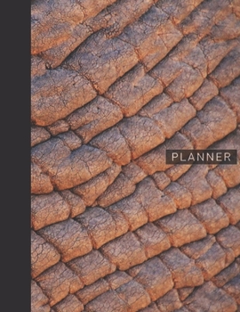 Planner: Elephant Graphic 2 Year Weekly Planning Organizer | 2020 - 2021 | January 20 - December 21 | Writing Notebook | Productive Datebook Calendar Schedule | Plan Days, Set Goals & Get Stuff Done