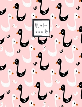 Notebook: Cute Ducks Notebook for Girls and Lined pages, Extra large (8.5 x 11) inches, 110 pages, White paper (Notebook and journal)