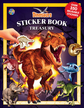 Hardcover Dinosaurs Sticker Book Treasury Book